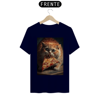 Nome do produto Camiseta Gato Comendo Pizza