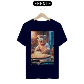 Nome do produto Camiseta Gato Fazendo Pizza