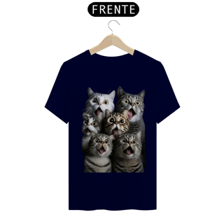 Nome do produto Camiseta Gatos Assustados
