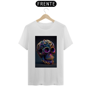 Nome do produto Camiseta Masculina Caveira Neon