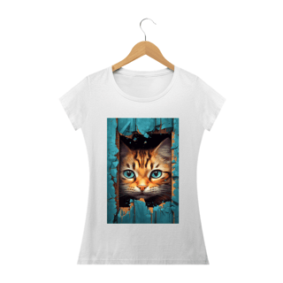 Nome do produto Gato na Parede Azul