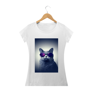 Nome do produto Gato com Óculos Roxo