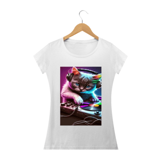 Nome do produto Camiseta Gato DJ