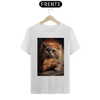 Nome do produto Camiseta Gato Comendo Pizza
