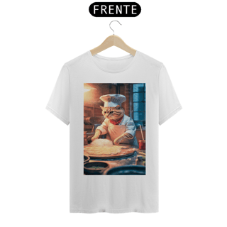 Nome do produto Camiseta Gato Fazendo Pizza