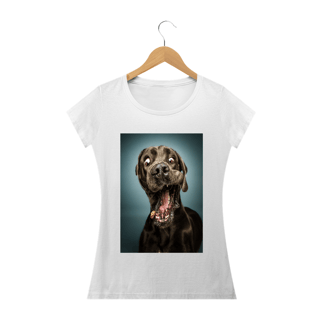 Nome do produto Camiseta cachorro com a boca aberta