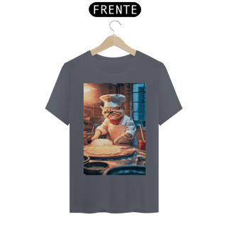 Nome do produto Camiseta Gato Fazendo Pizza