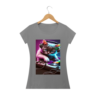 Nome do produto Camiseta Gato DJ