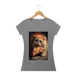 Nome do produto Camiseta Gato Comendo Pizza