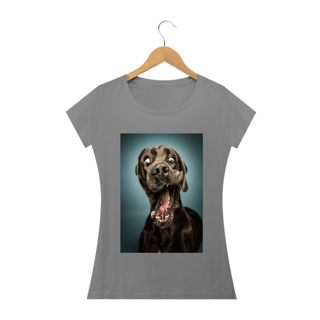 Nome do produto Camiseta cachorro com a boca aberta