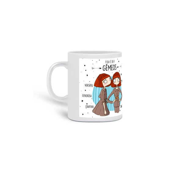 Caneca Ela é de GEMEOS