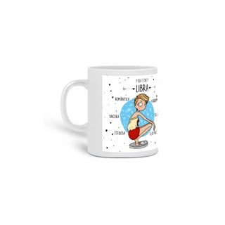 Nome do produto Caneca Ela é de LIBRA