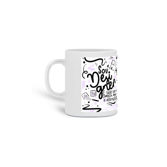 Caneca Sou Designer
