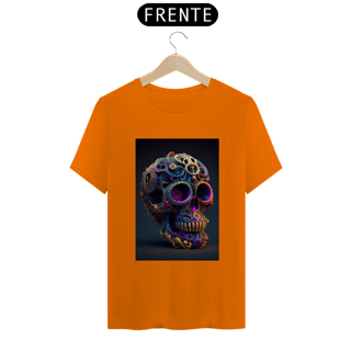 Nome do produto Camiseta Masculina Caveira Neon