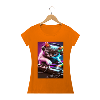 Nome do produto Camiseta Gato DJ
