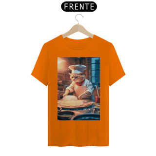 Nome do produto Camiseta Gato Fazendo Pizza
