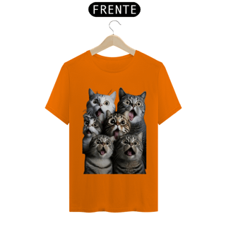 Nome do produto Camiseta Gatos Assustados