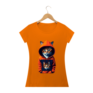 Nome do produto Camiseta Baby Long Gato com Blusa