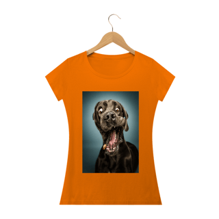 Nome do produto Camiseta cachorro com a boca aberta