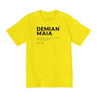 Nome do produto Camiseta Infantil (10 a 14) Demian Maia logo 2 preto