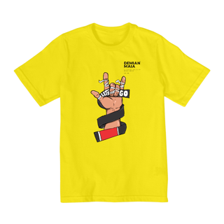 Nome do produto Camiseta Infantil (10 a 14) Demian Maia Let's Go
