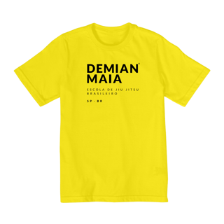 Nome do produto Camiseta Infantil (2 a 8) Demian Maia logo 2 preto 1