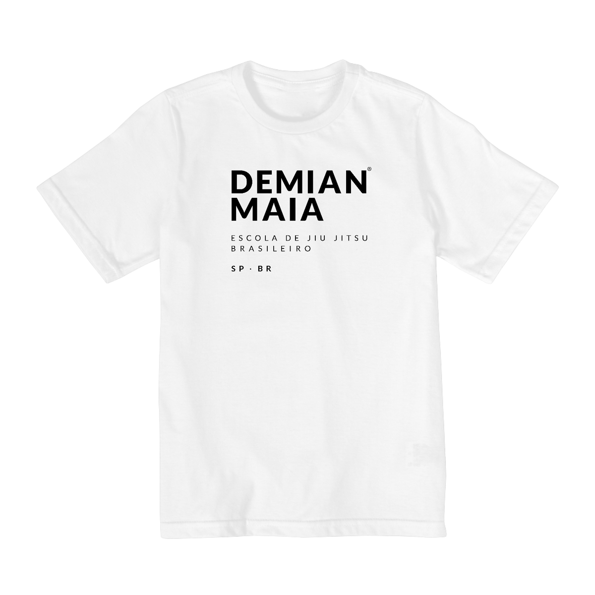 Nome do produto: Camiseta Infantil (2 a 8) Demian Maia logo 2 preto 1