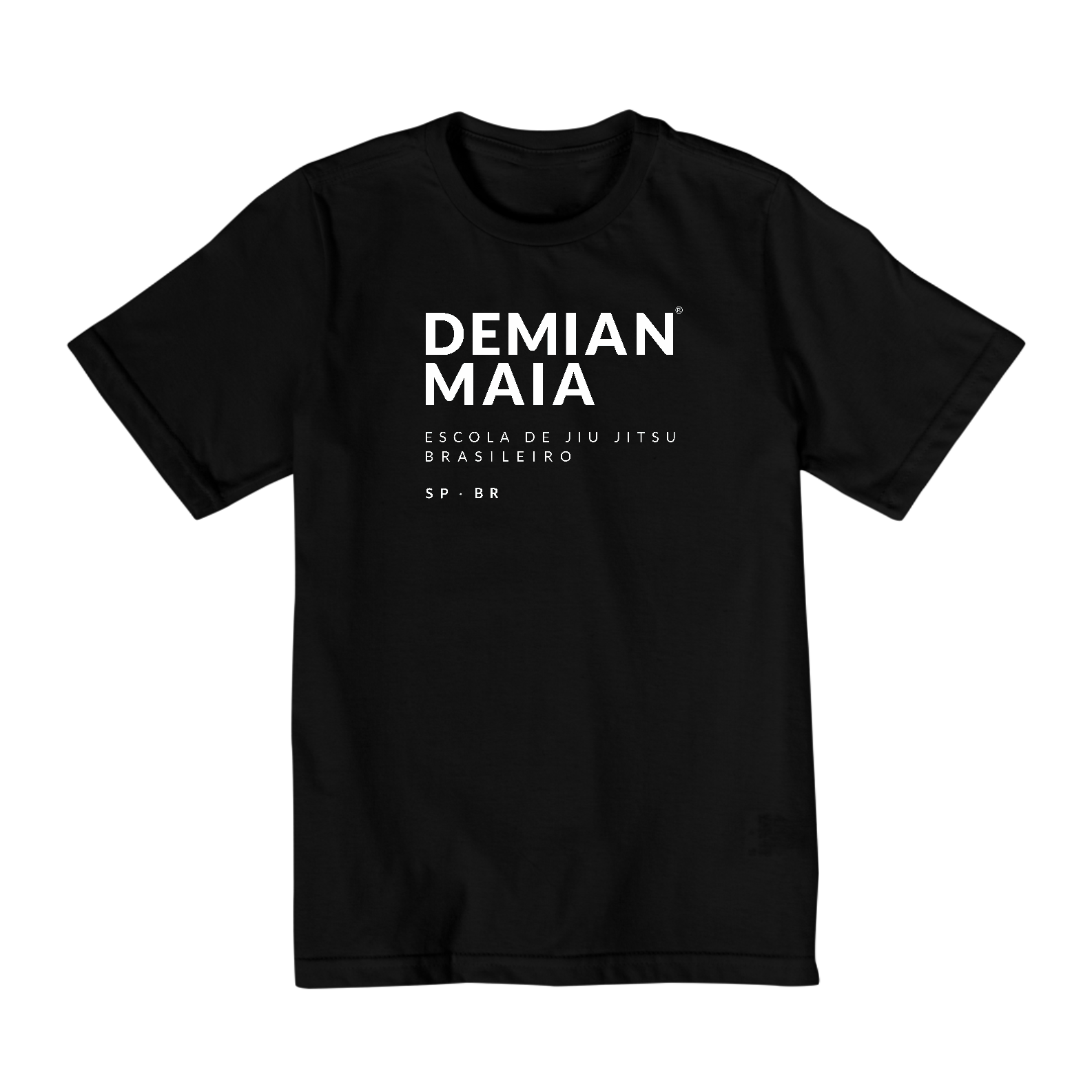 Camiseta Infantil (2 a 8) Demian Maia logo 2 branco1