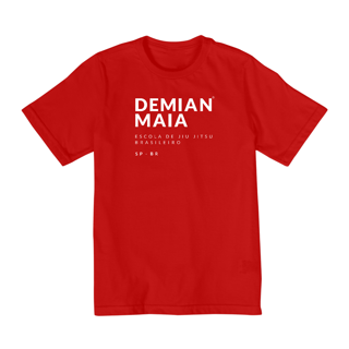 Nome do produto Camiseta Infantil (10 a 14) Demian Maia logo 2 branco 1