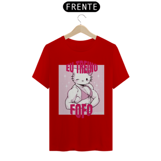 Nome do produto Camisa Eu Treino Fofo Hello Kitty