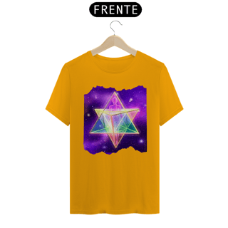 Nome do produtoCamiseta Coleção Holística Cubo de Metatron