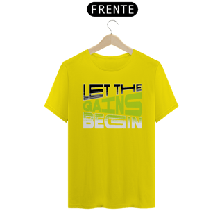 Nome do produtoCamiseta Let The Gains Begin