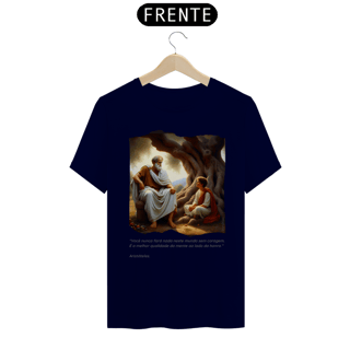 Nome do produtoCamiseta Aristóteles e Alexandre o Grande