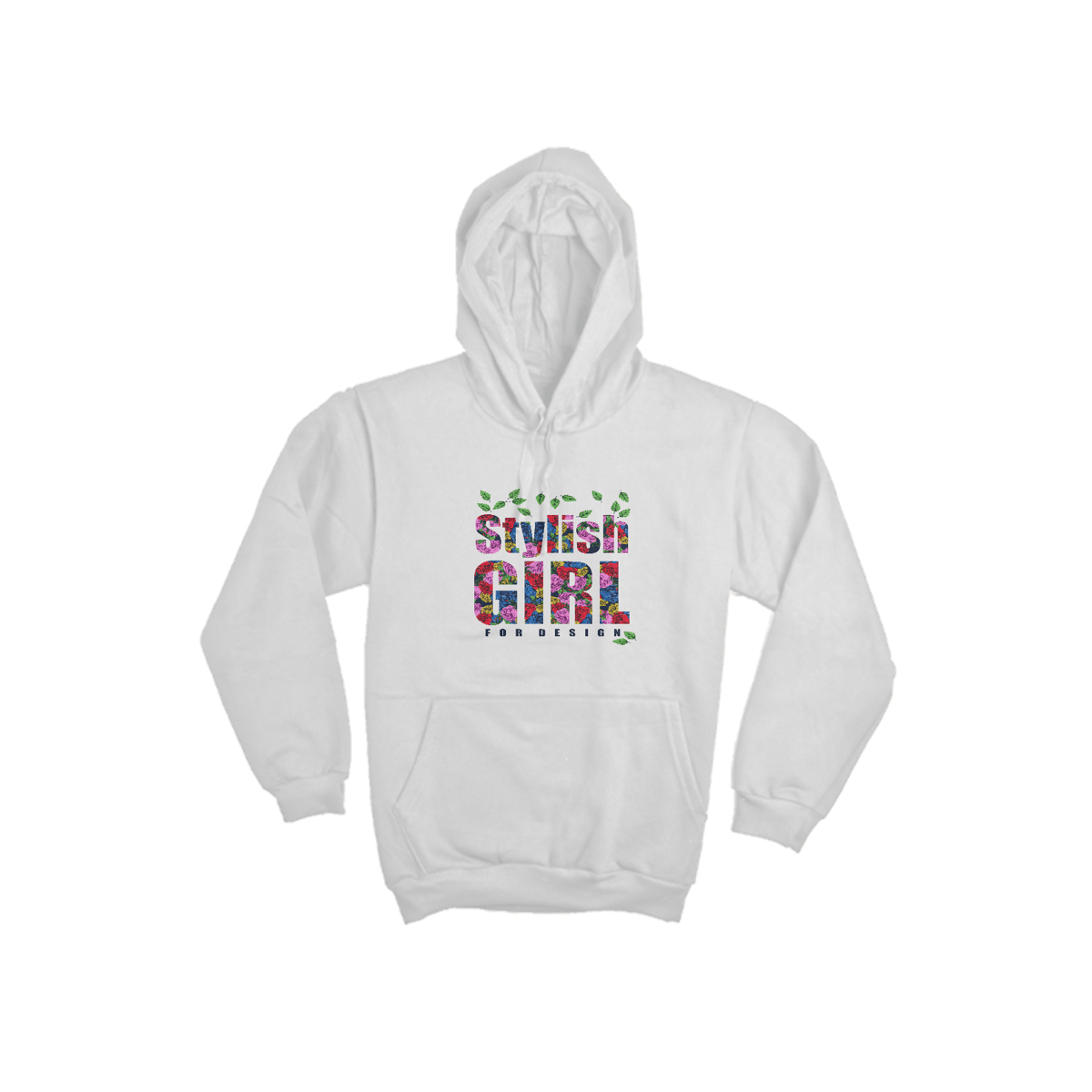 Nome do produto: Moletom Canguru Feminino Stylish Girl 
