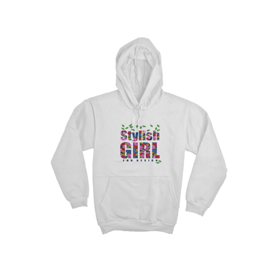 Moletom Canguru Feminino Stylish Girl 