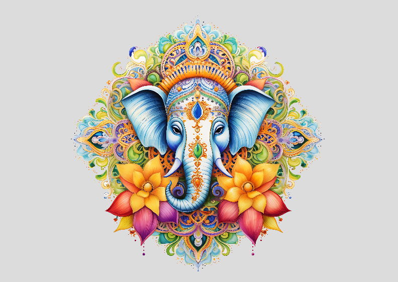 Nome do produto: Pôster Paisagem Elefante