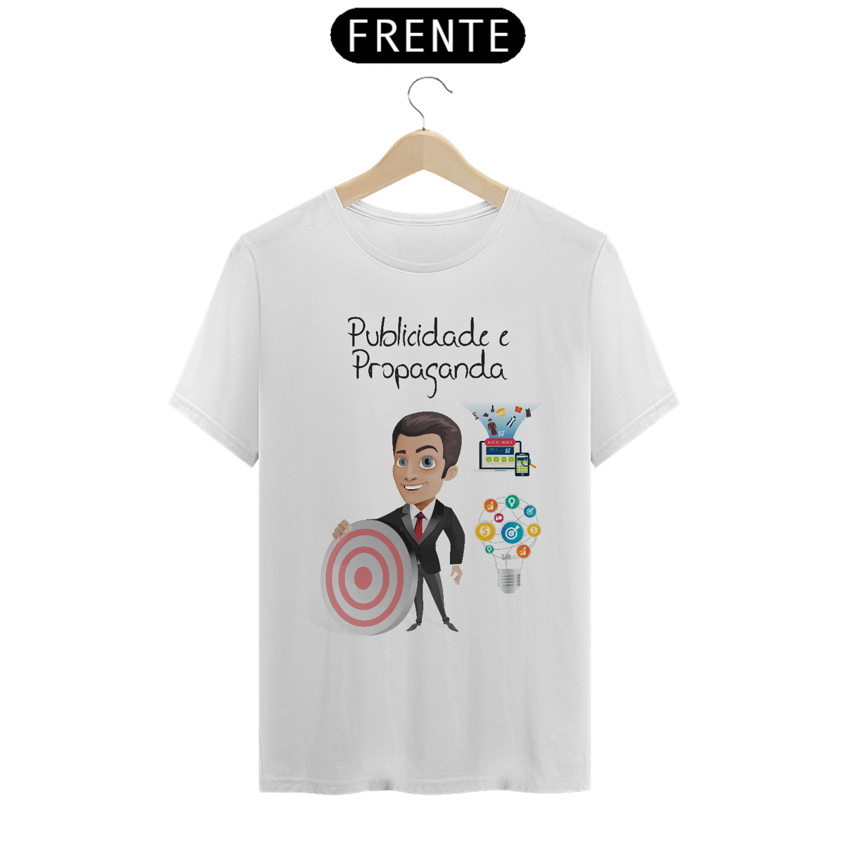 Nome do produto: Camiseta Masc Profissões Publicidade e Propaganda
