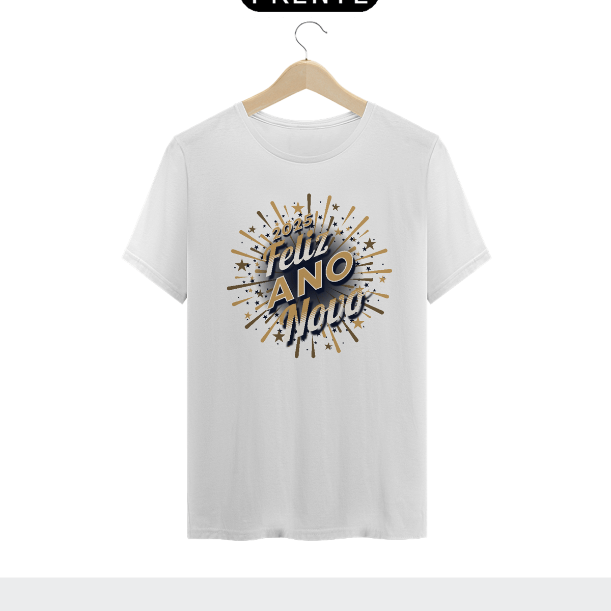 Nome do produto: Camiseta Feliz Ano Novo 2025