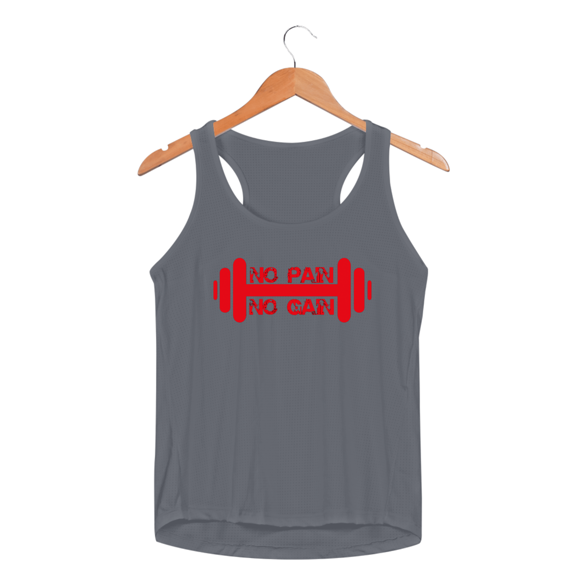 Nome do produto: Regata Fem Sport Dry UV No Pain no Gain