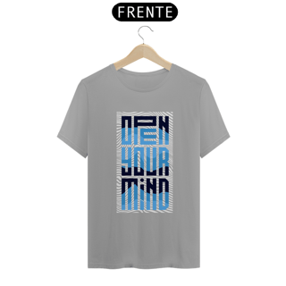 Nome do produtoCamiseta Q Open Your Mind