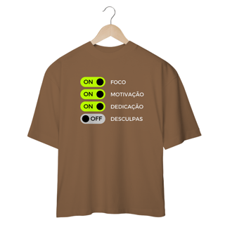 Nome do produtoCamiseta Oversized Foco Motivação