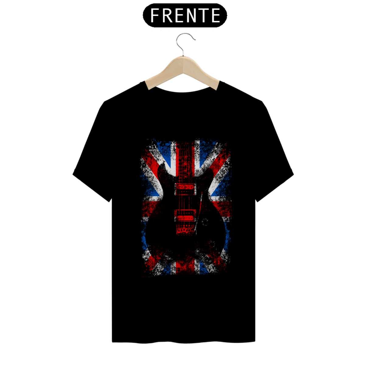 Nome do produto: Camiseta Guitar England