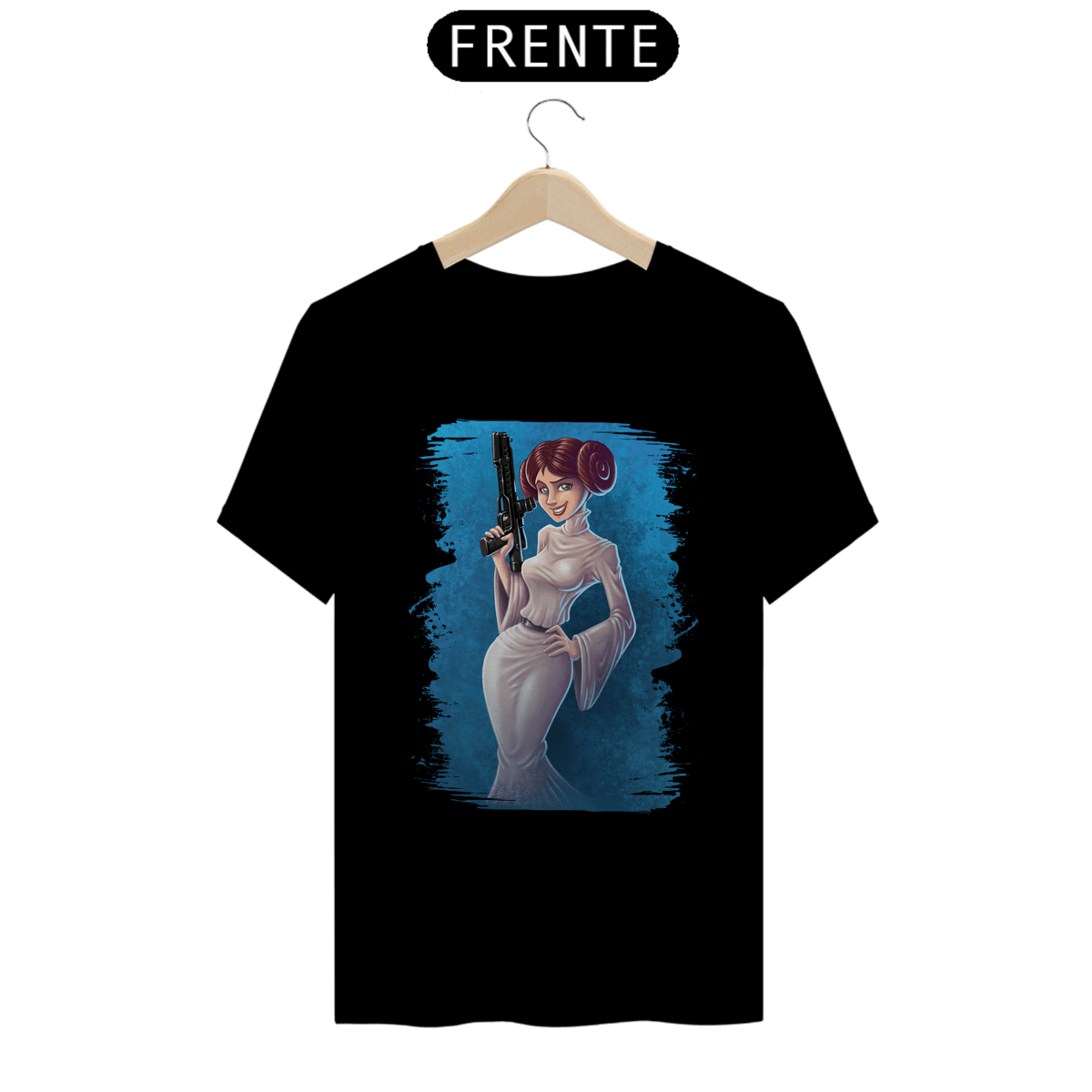 Nome do produto: Camiseta Princess Leia
