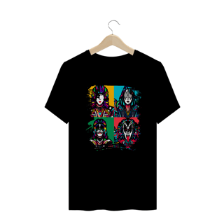 Camiseta Plus Size Kiss