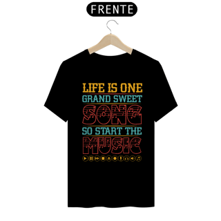 Nome do produtoCamiseta Coleção Musical Start the Music 2