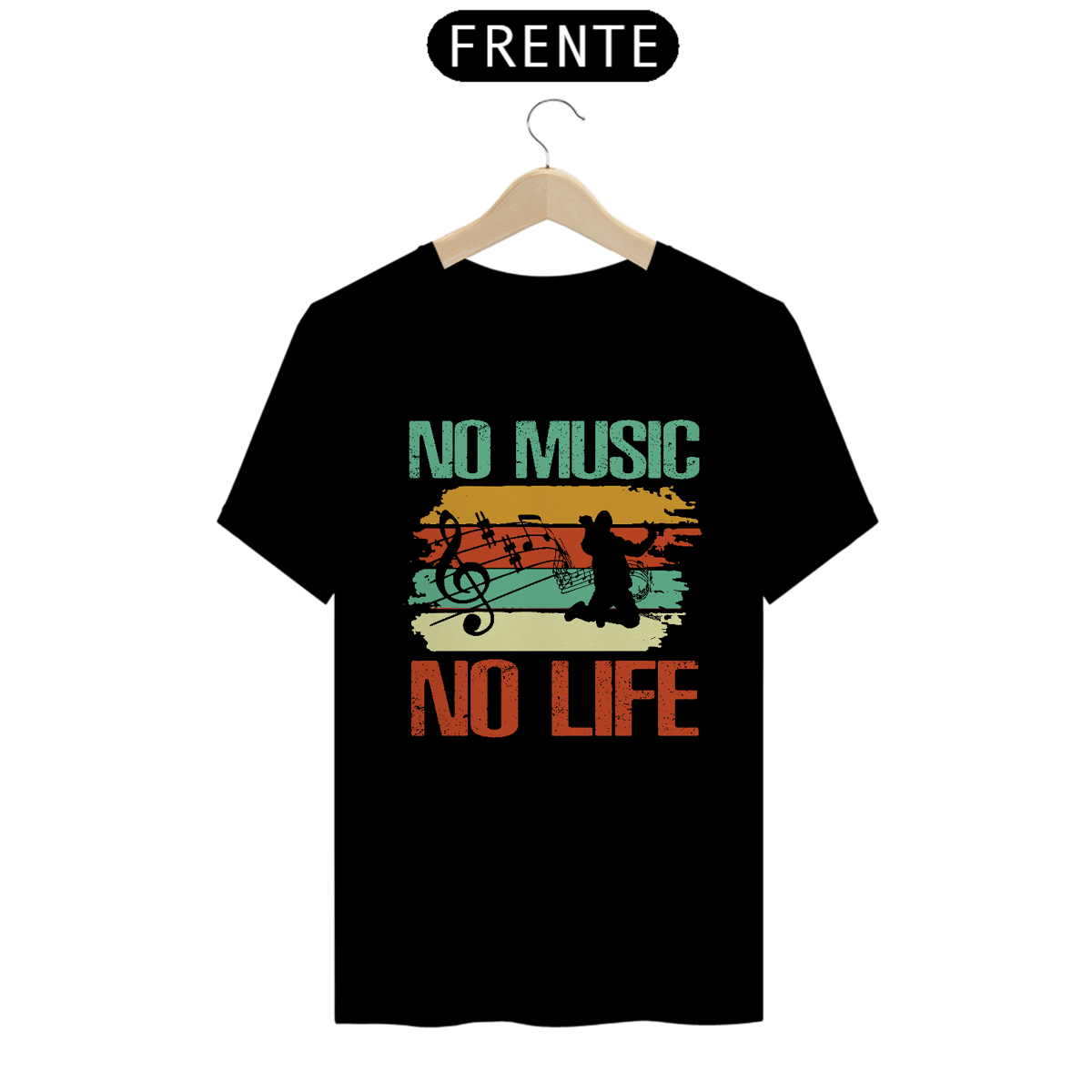 Nome do produto: Camiseta Coleção Musical No Music No Life