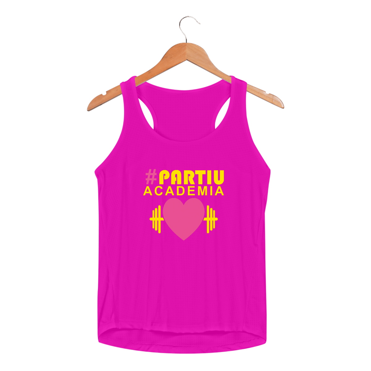 Nome do produto: Ragata Fem Sportv Dry UV Partiu Academia