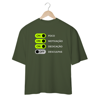 Nome do produtoCamiseta Oversized Foco Motivação