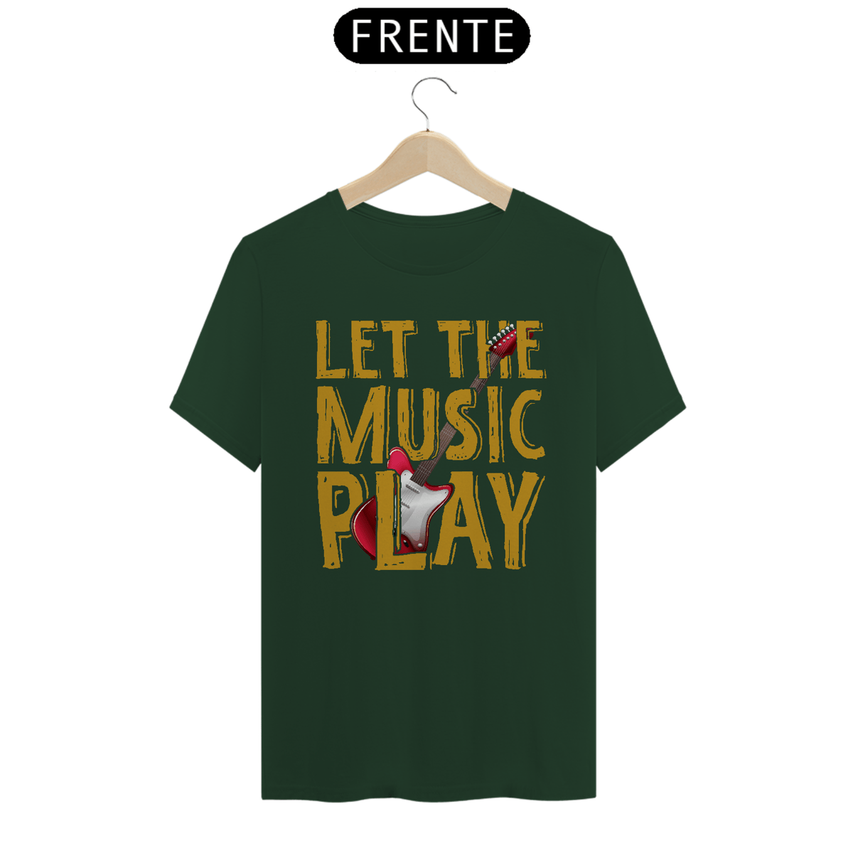 Nome do produto: Camiseta Coleção Musical Let The Music Play
