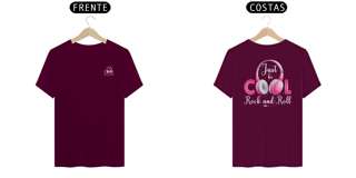 Nome do produtoCamiseta Coleção F&B Musical Life Cool Rockn Roll
